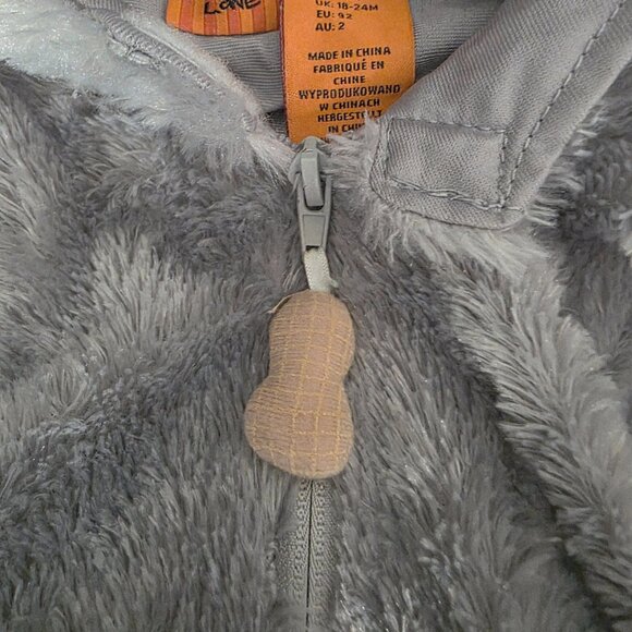 Candy Corn Lane 24mos Elephant Padded Costume with Foot Covers - Picture 4 of 13